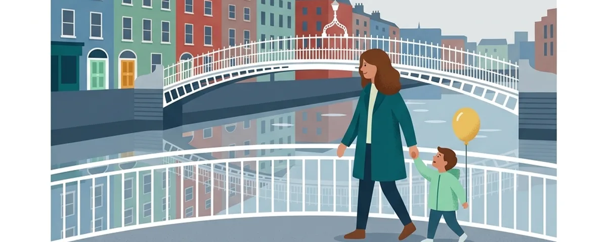 Illustration representing Dublin, Ireland