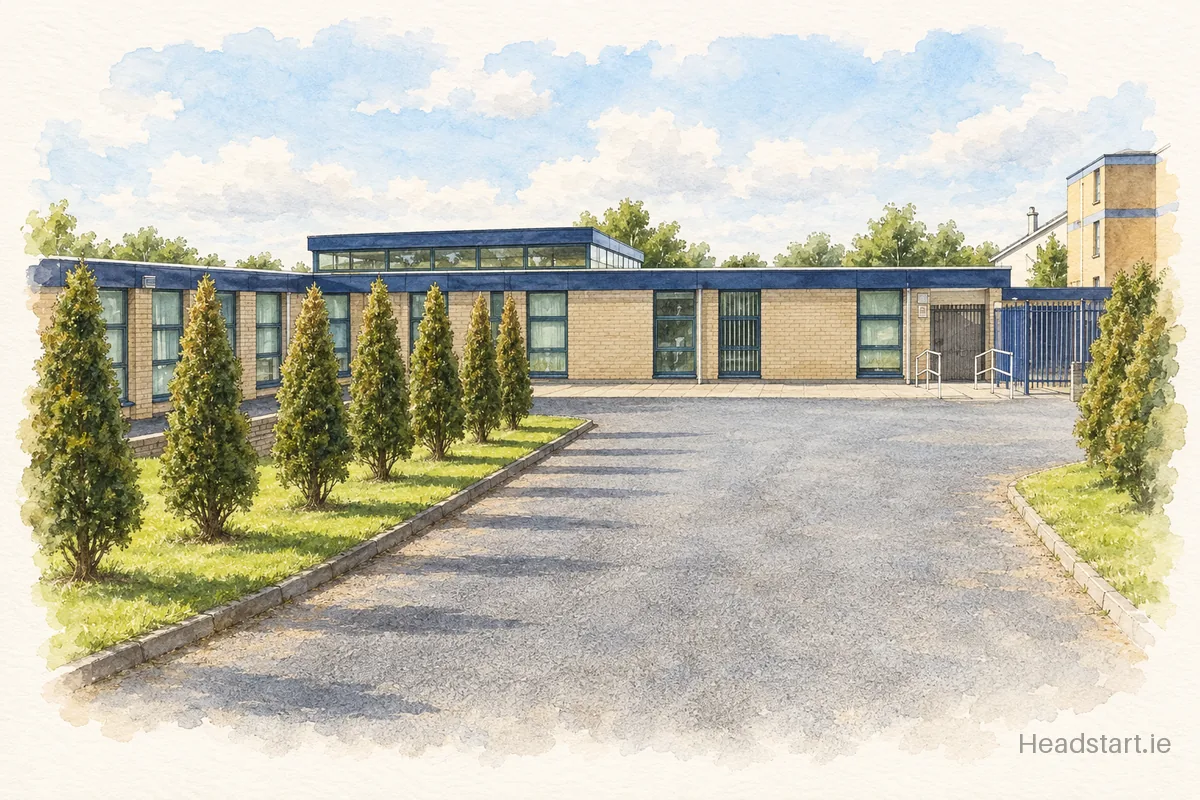 Watercolour illustration of the Youth Encounter Project building, Finglas West